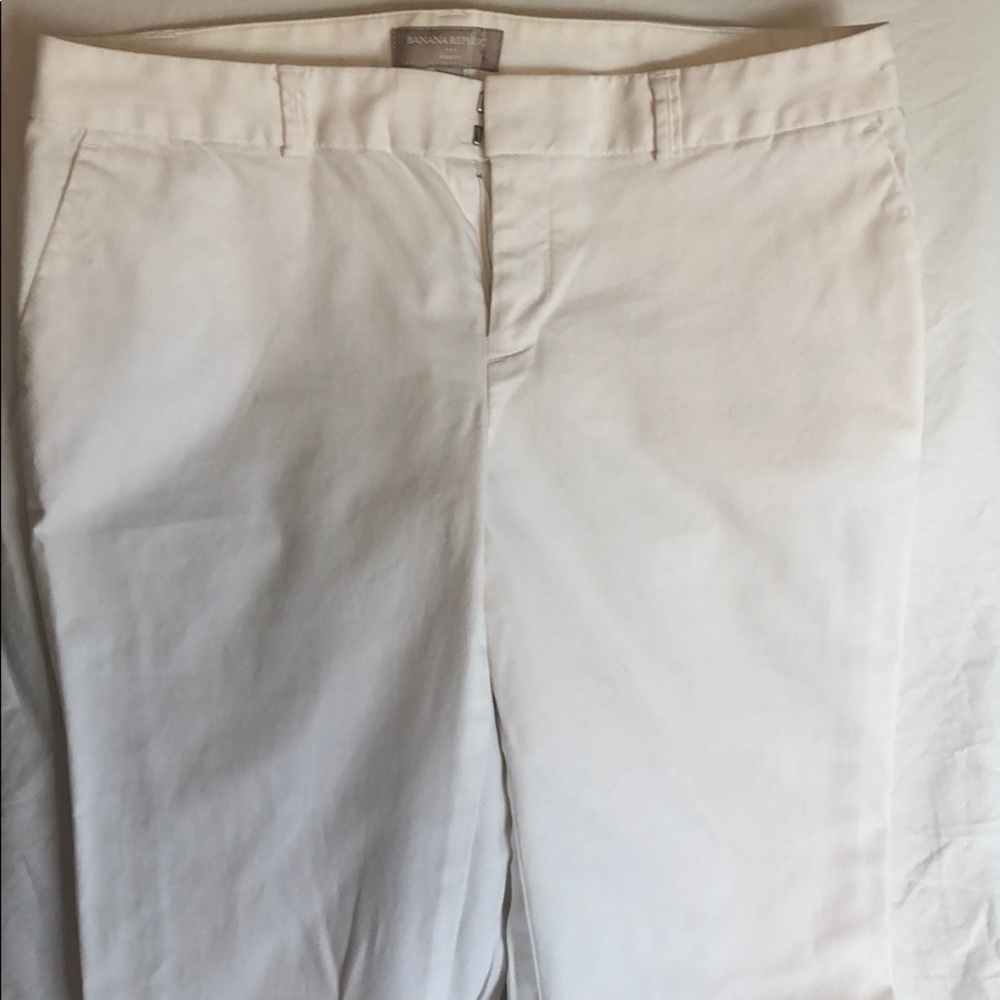 White Ryan fit banana republic pants